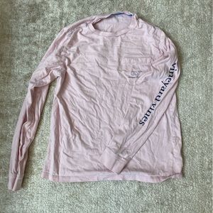 Vineyard vines pink long sleeve, girls large